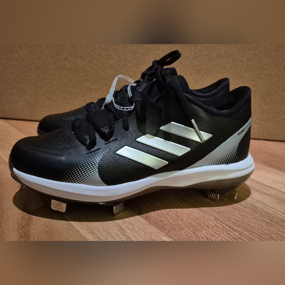 NEW Adidas Women's 7 PureHustle 2 Metal Softball Cleats